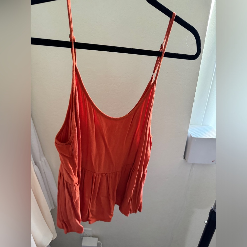 Orange RUSH Blouse Size 1X